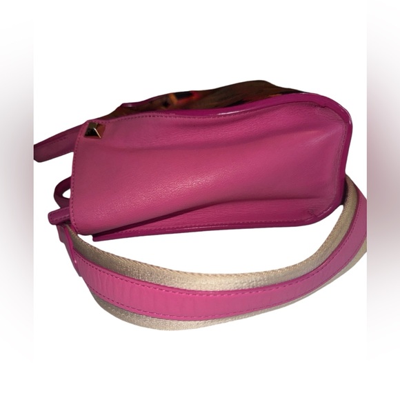 MCM Visetos Diamond Printed Small Tote Cognac EUC - Picture 9 of 11